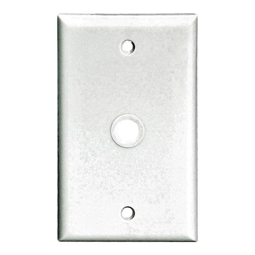 WALL PLATE TV/COAXIAL 1G WHITE