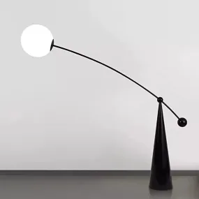 Wooden Twist Rope Rise Moon Shape Metal Floor Lamp Modern Rustic Home Decor Lighting